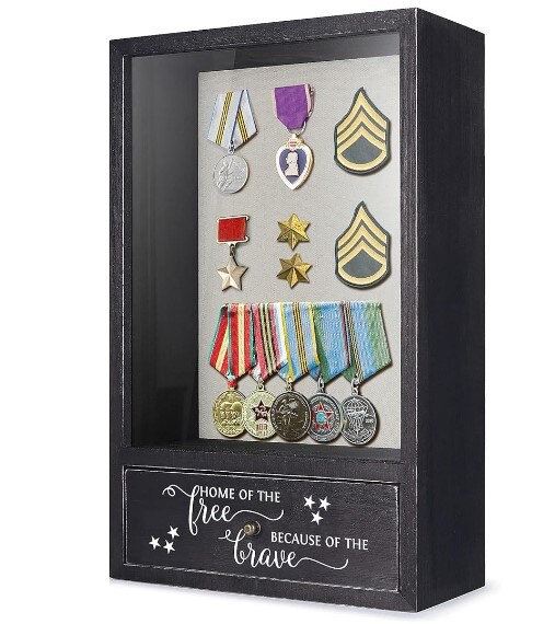Veterans&#x27; Independence Memorial Gifts for Army Soldiers Patriotic Sympathy Gifts - Because of the Brave, America is a Free Country
