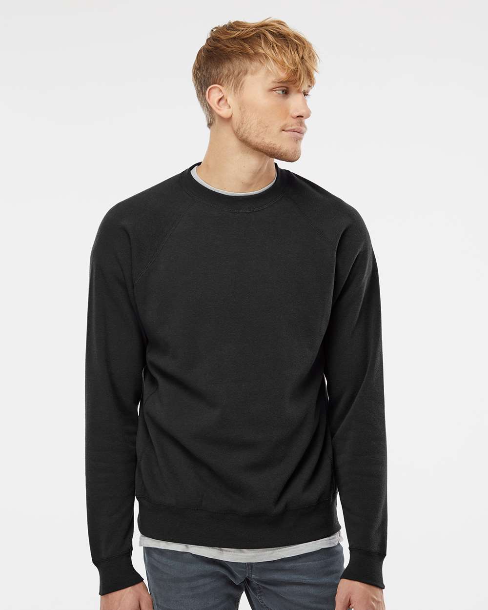 Blend Crewneck Raglan Sweatshirt | RADYAN&#xAE;