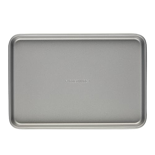 4 Pieces Baking Set Bakeware Steel Nonstick Toaster Oven Pan Set, Gray