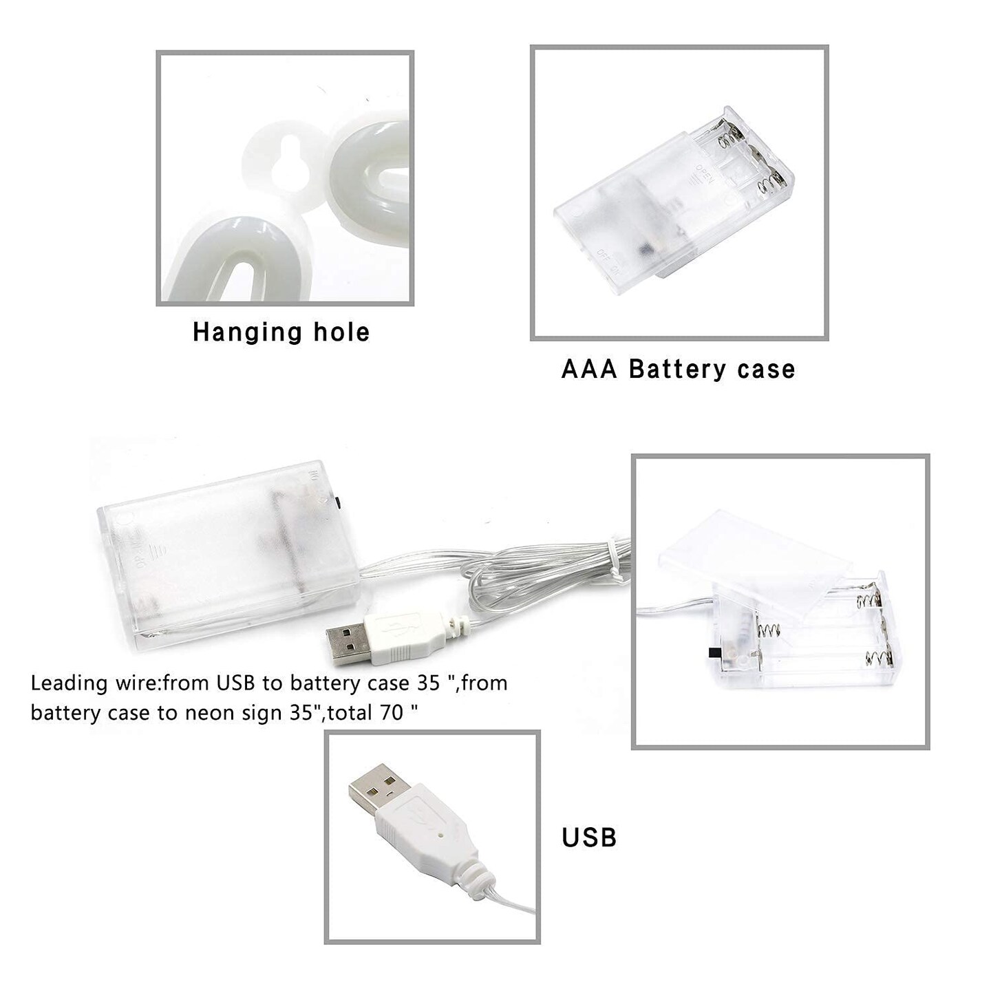 Pink Heart Neon Sign, LED Light Battery Operated or USB Powered Decorations Lamp, Table and Wall Decoration Light for Girl's Room Dorm Wedding Anniversary Valentines Day Birthday Party Home Décor