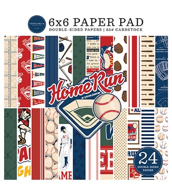 Echo Park Homerun 6X6 Paper Pad