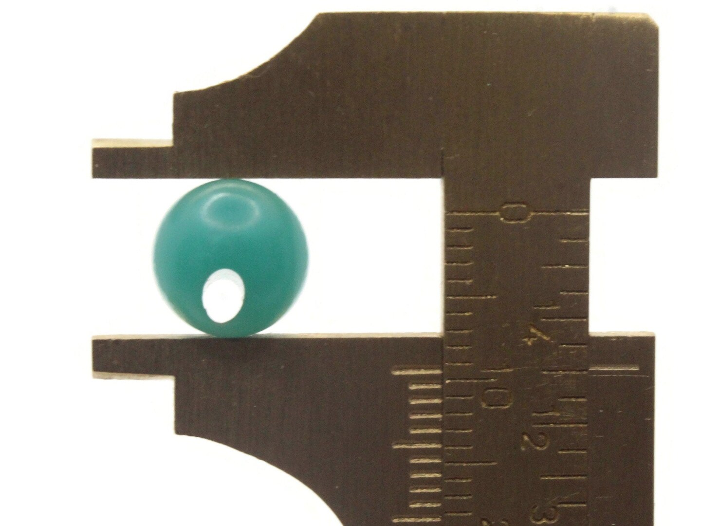 12 9mm 3/8 Inch Green Vintage Moonglow Lucite Round Ball Buttons