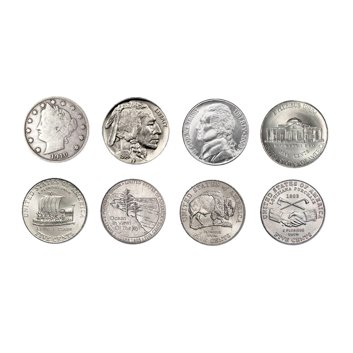 History of United States Nickels Coin Collection
