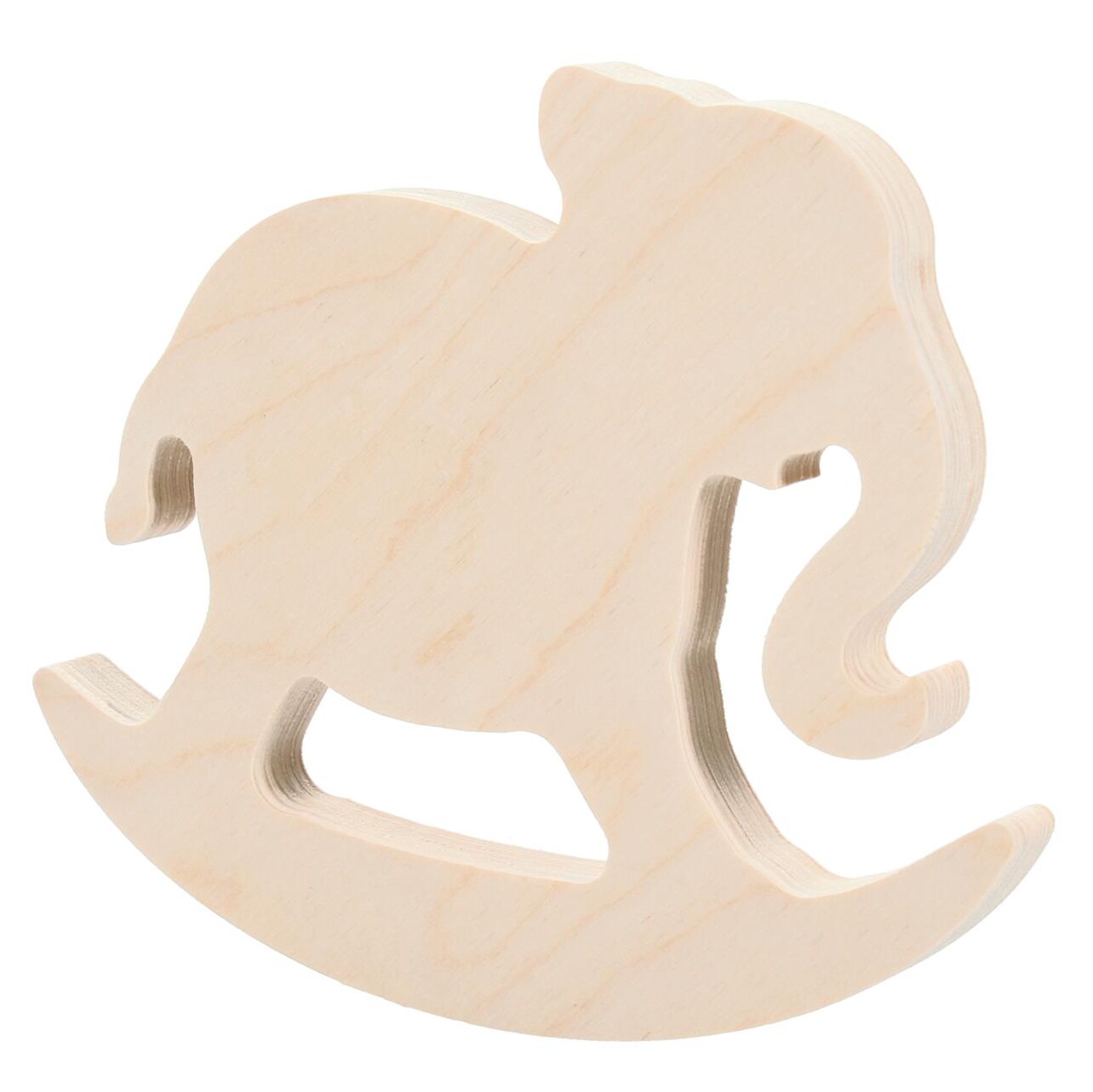 Wood Shape Rocking Elephant 6x6&#x22;
