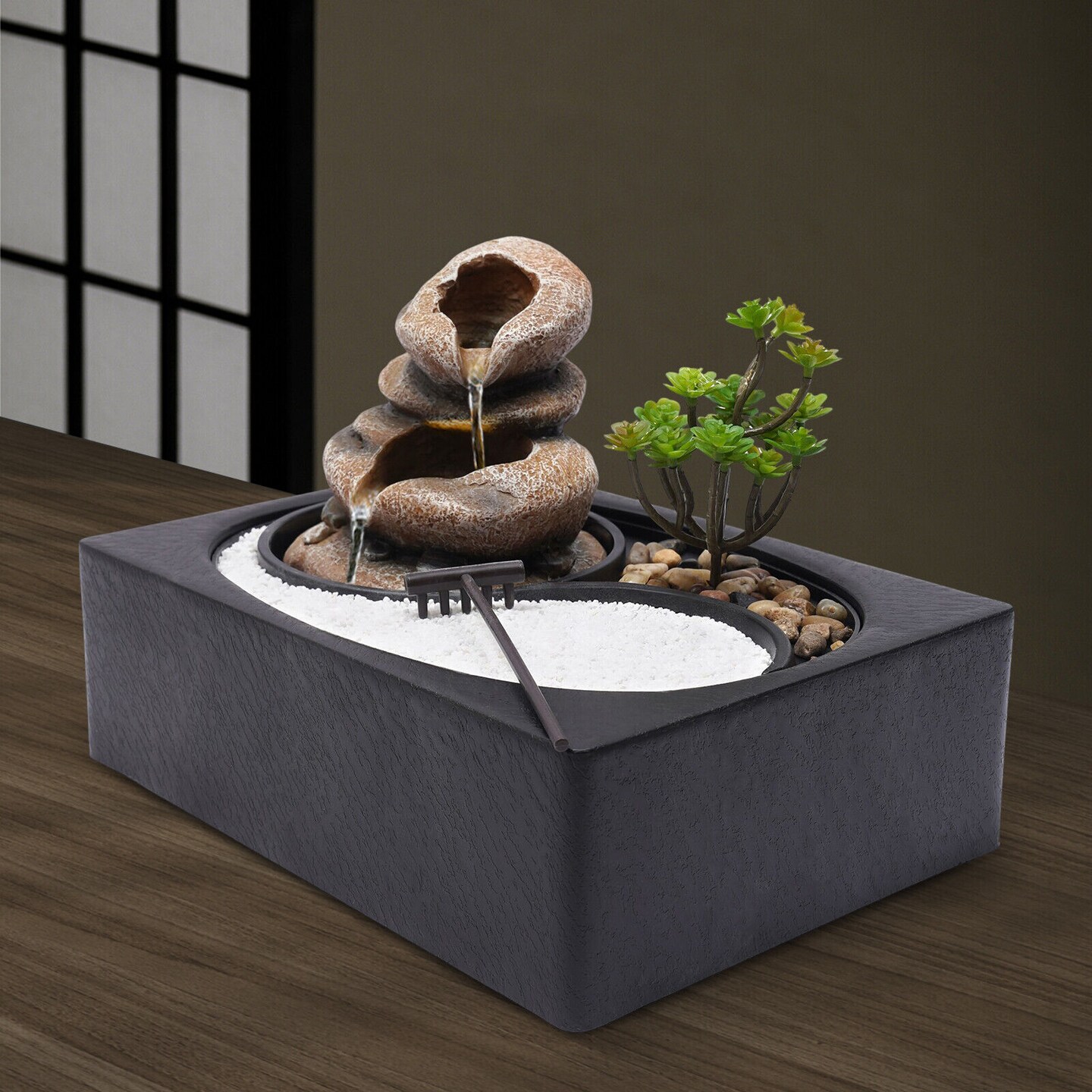 Small Rock Water Fountain for Indoor