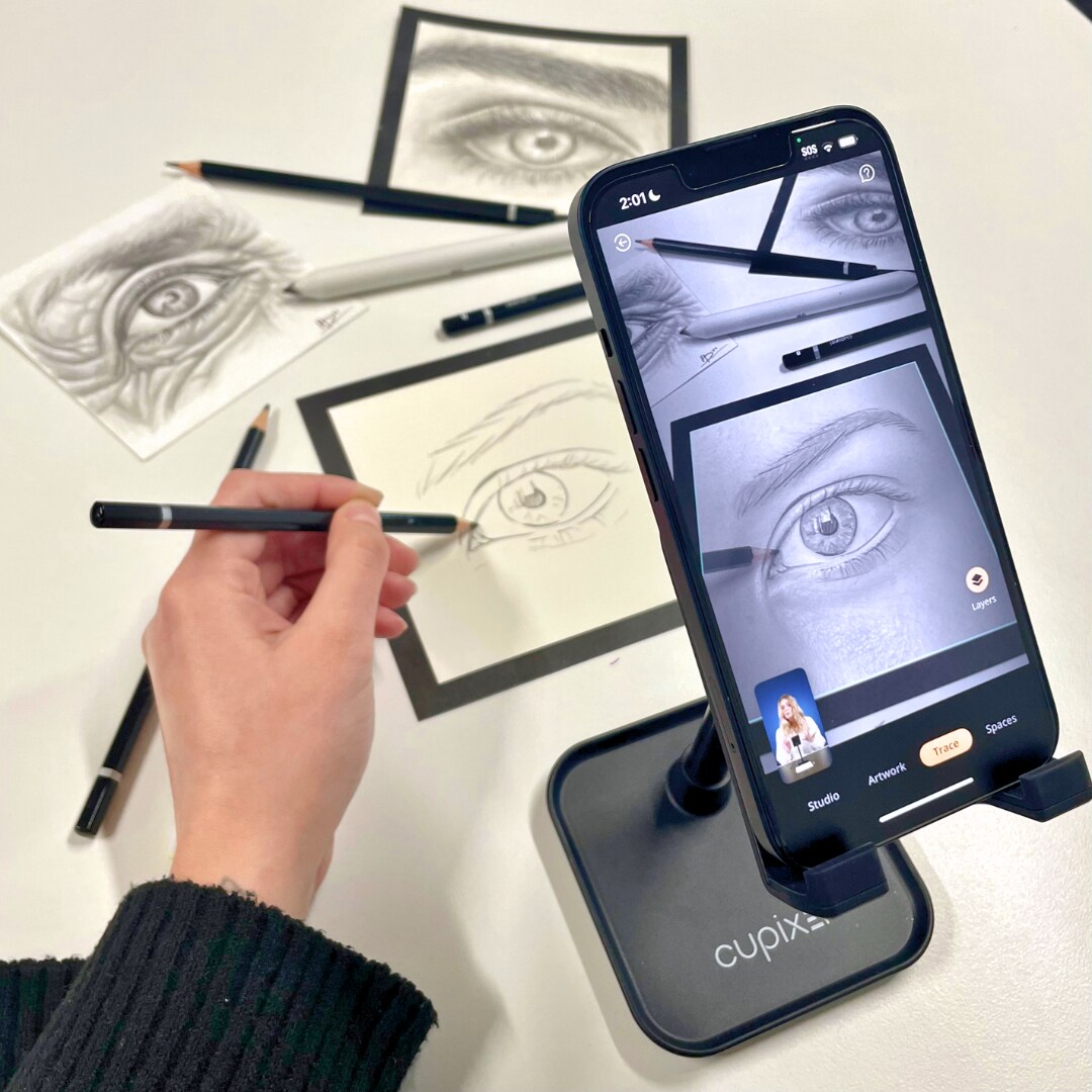 Draw An Eye With Cupixel's Smart Trace Technology
