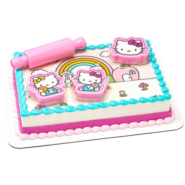 Hello Kitty Play Bake Fun! DecoSet Cake Decoration