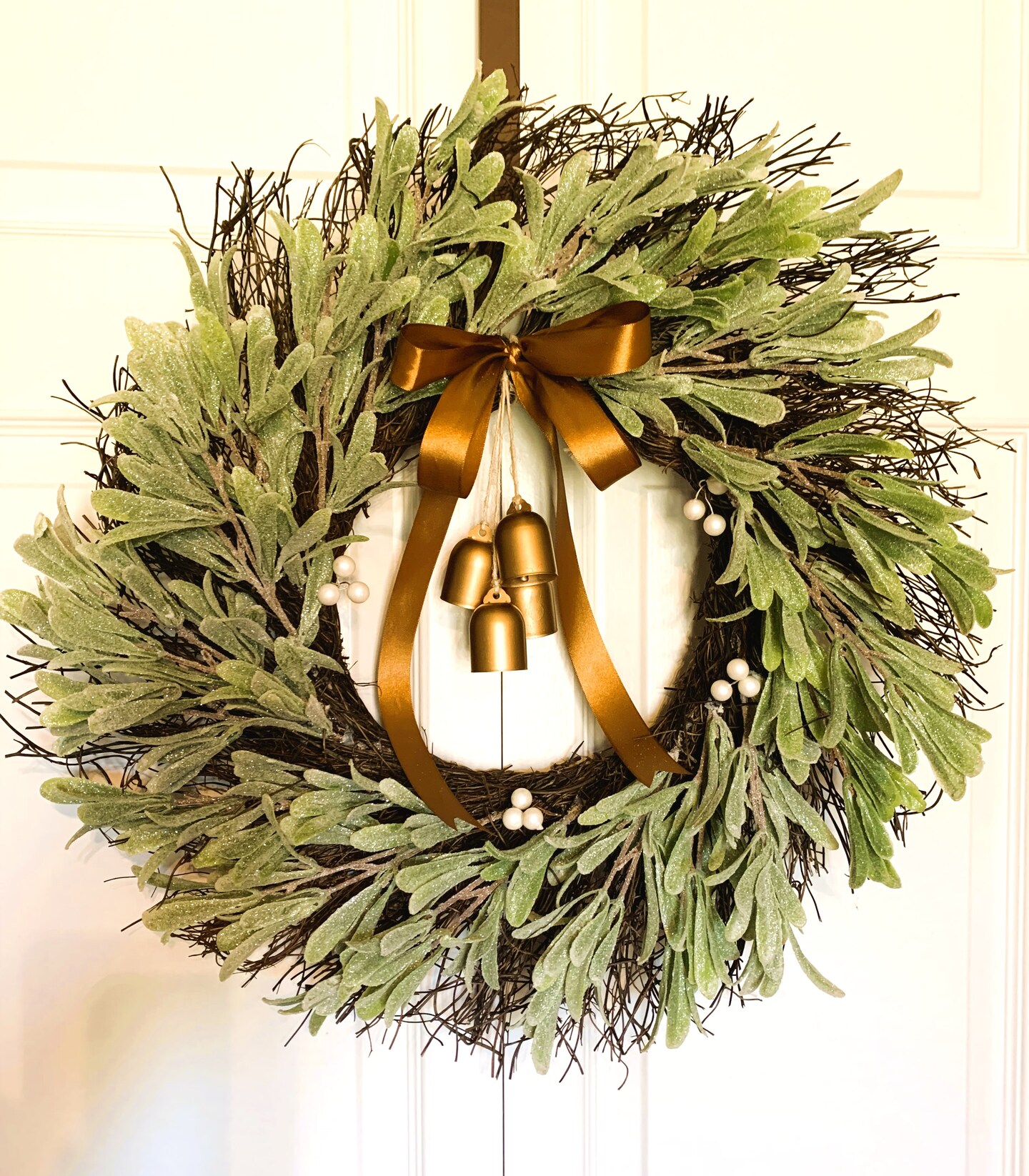 luxury christmas decorations wreath bell pinecone