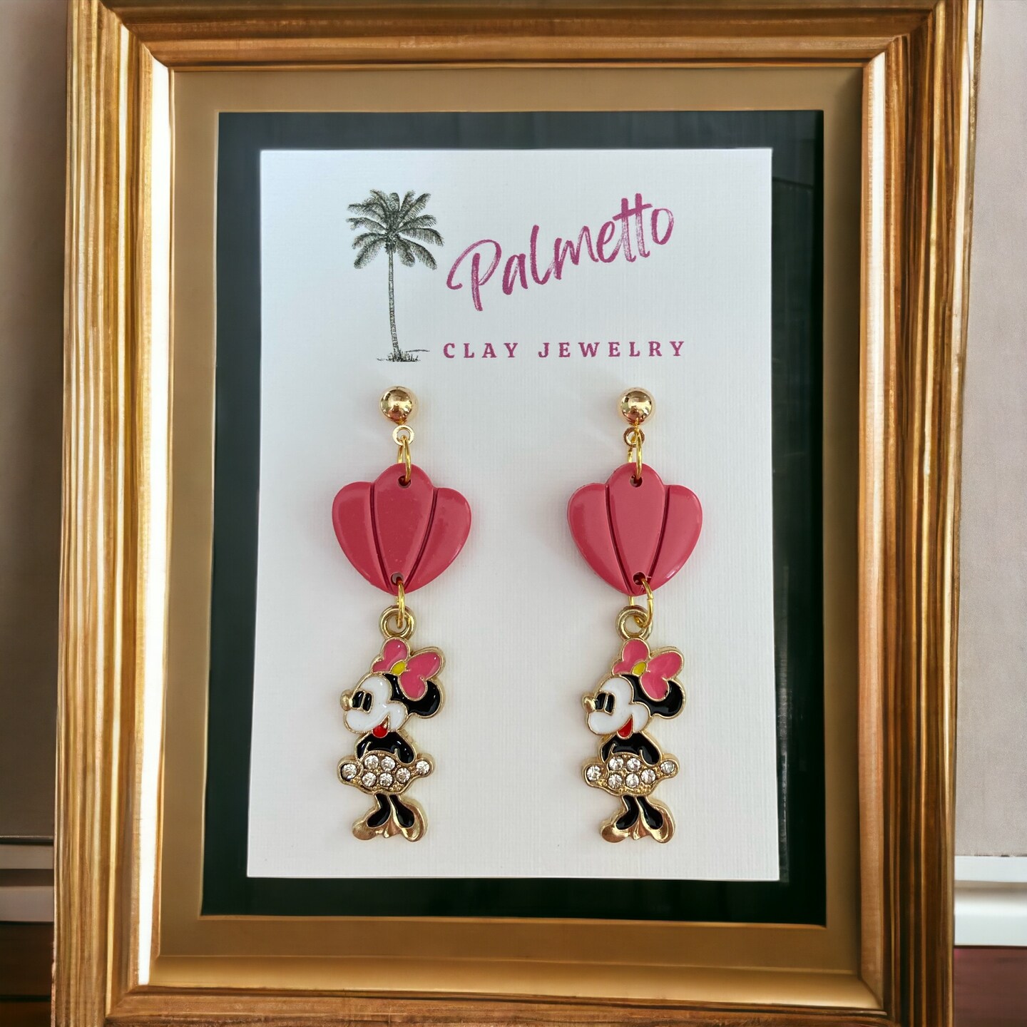 Mickey mouse deals clay earrings