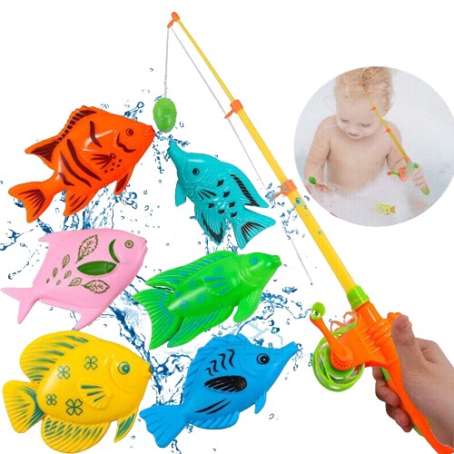  Bath Toy, Fishing Floating Bath Squirters Toy and
