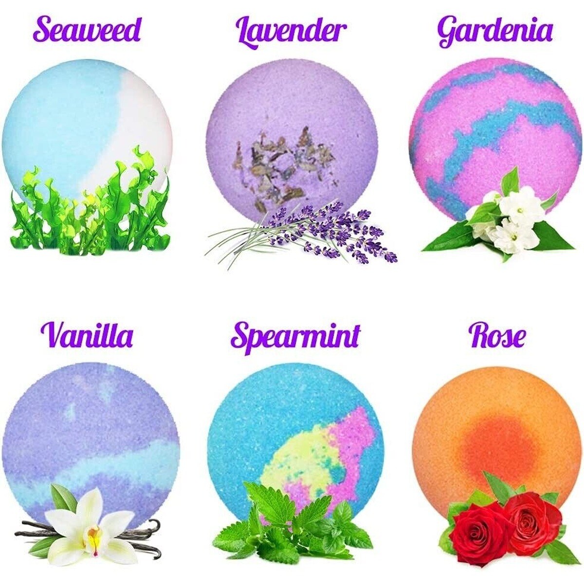 Luxury Bath Bombs Set