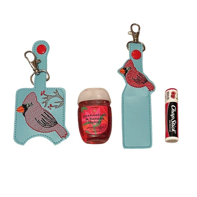 Cardinal Hand Sanitizer Holder and or Lip Balm Holder MakerPlace by