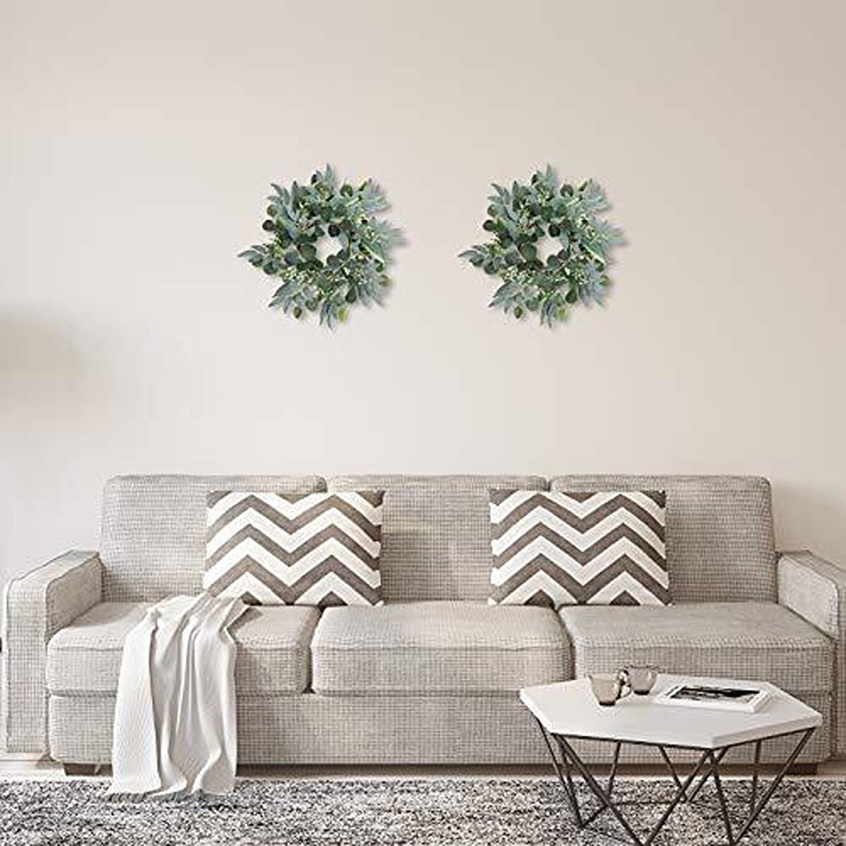 15 Inches Artificial Eucalyptus Wreath