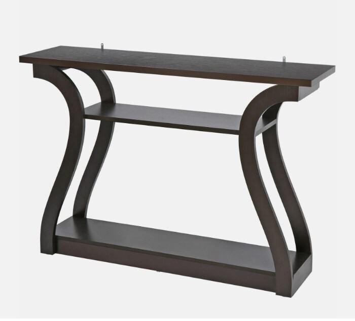 47" Contemporary Console Table End Side Table Sofa Entryway Hall Display with Storage