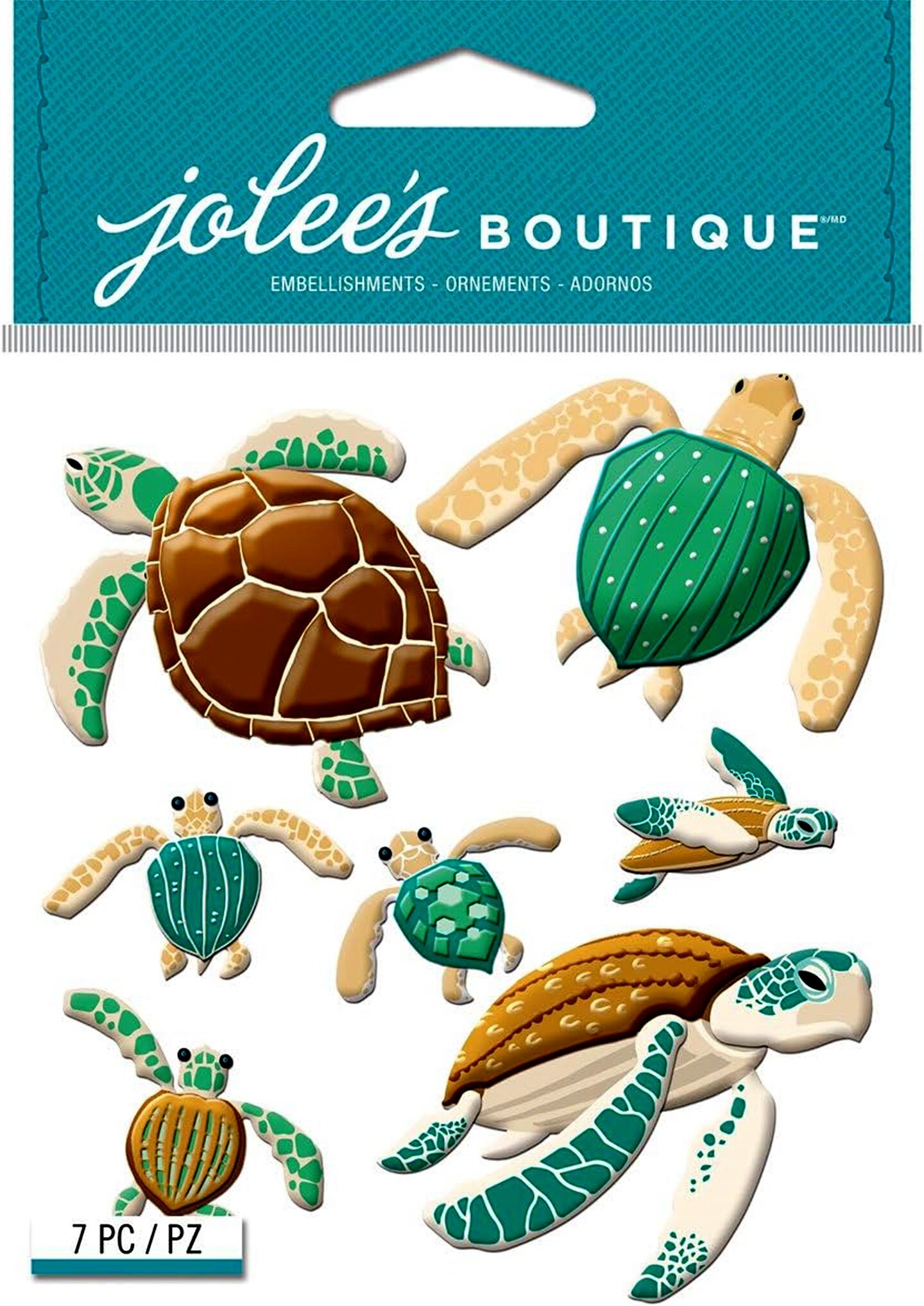 Jolee&#x27;s Boutique Sea Turtles Dimensional Stickers