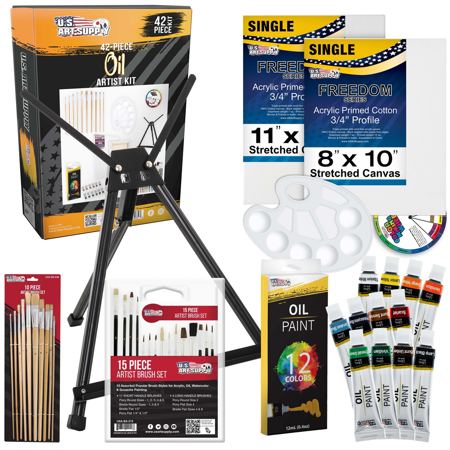 Oil Paint Set for Adults and Kids - Oil Painting Art Kits Supplies