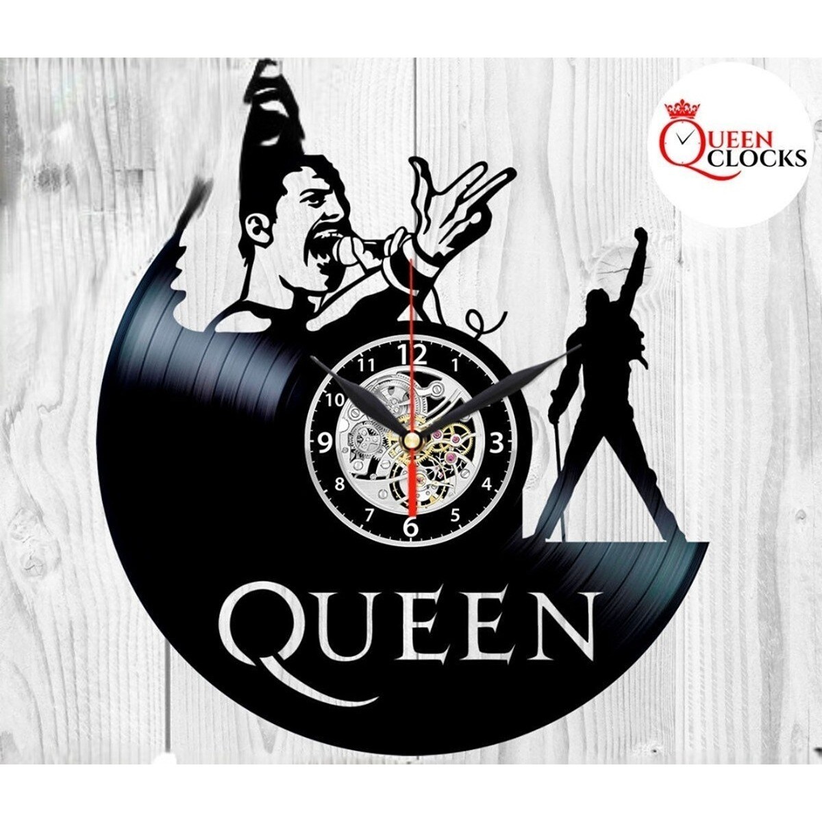 Retro Queen Vinyl Wall Clock