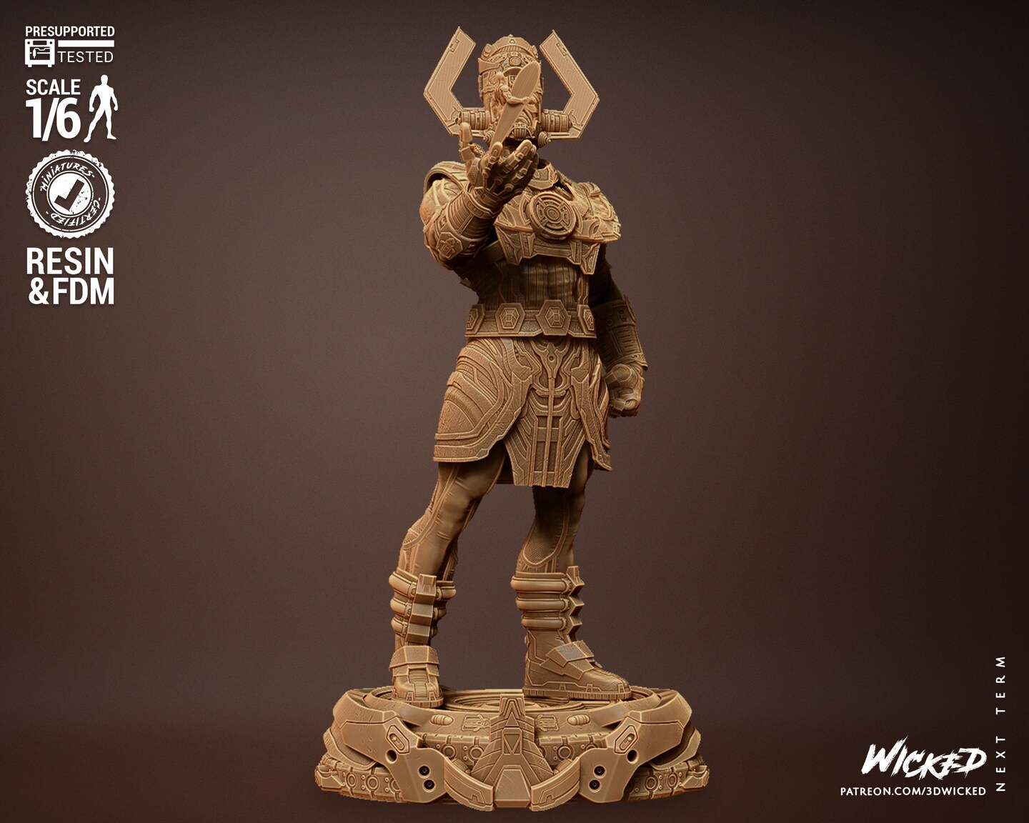 Custom Galactus statue version 2
