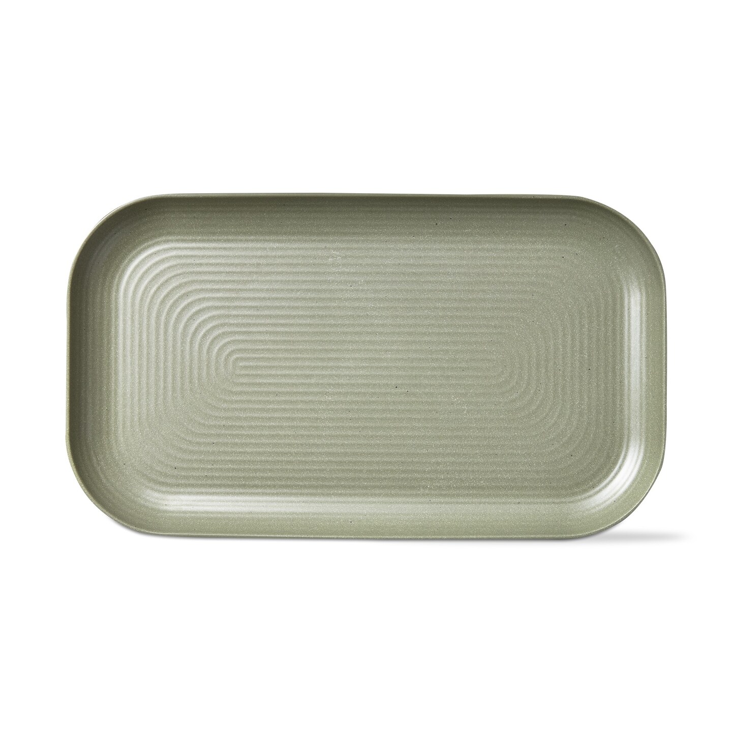 Green Brooklyn Melamine Plastic Dinning Serving Platter Dishwasher Safe