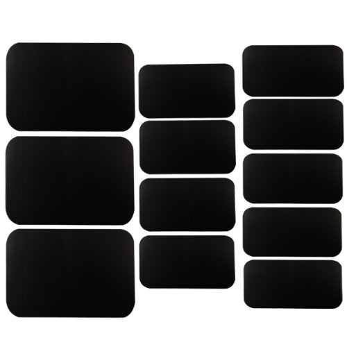 Wrapables Set of 32 Chalkboard Labels in Various Sizes, Rectangle