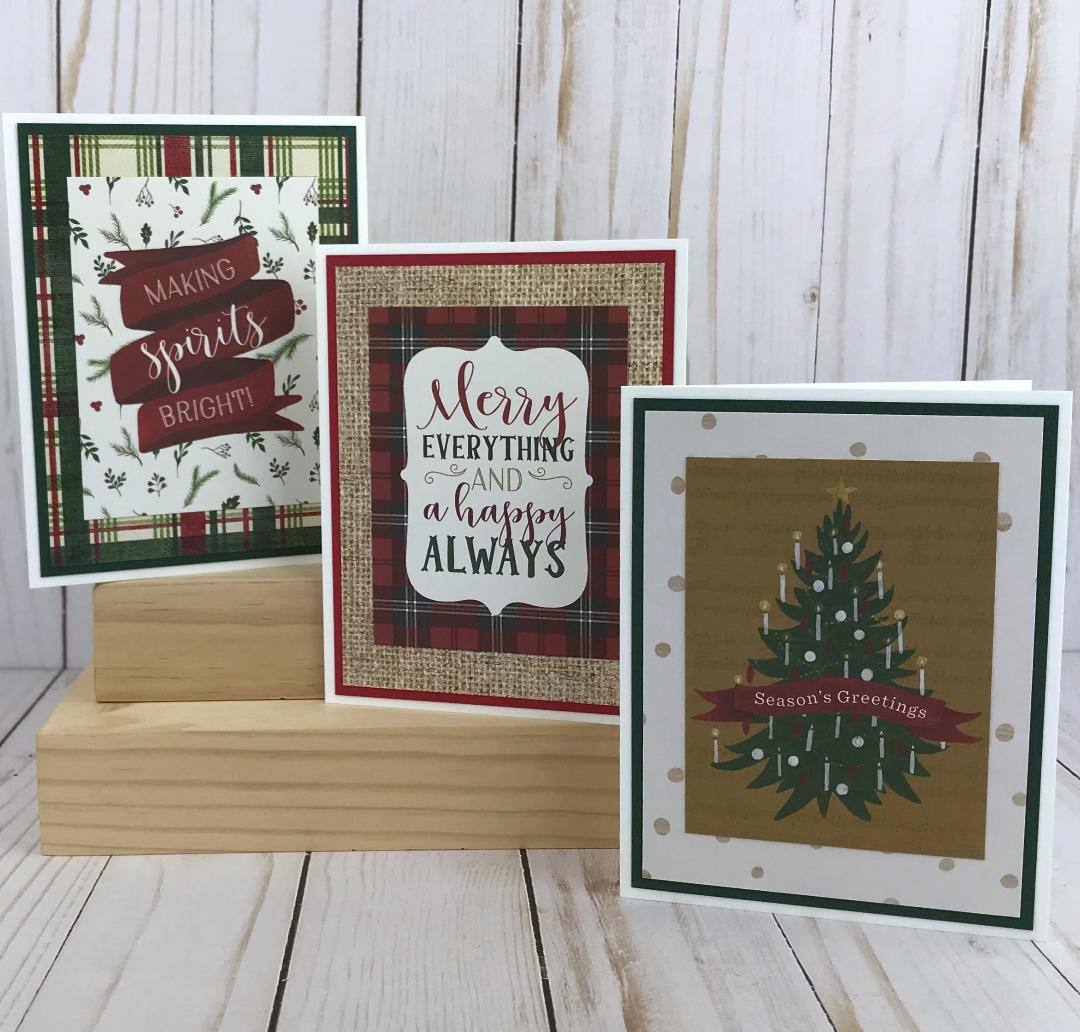 Christmas Card Making Kit for Adults, Holly Jolly Card Kit, Christmas Card  Kit, Handmade Card Kits, Easy DIY Crafts, Holiday Craft Kit