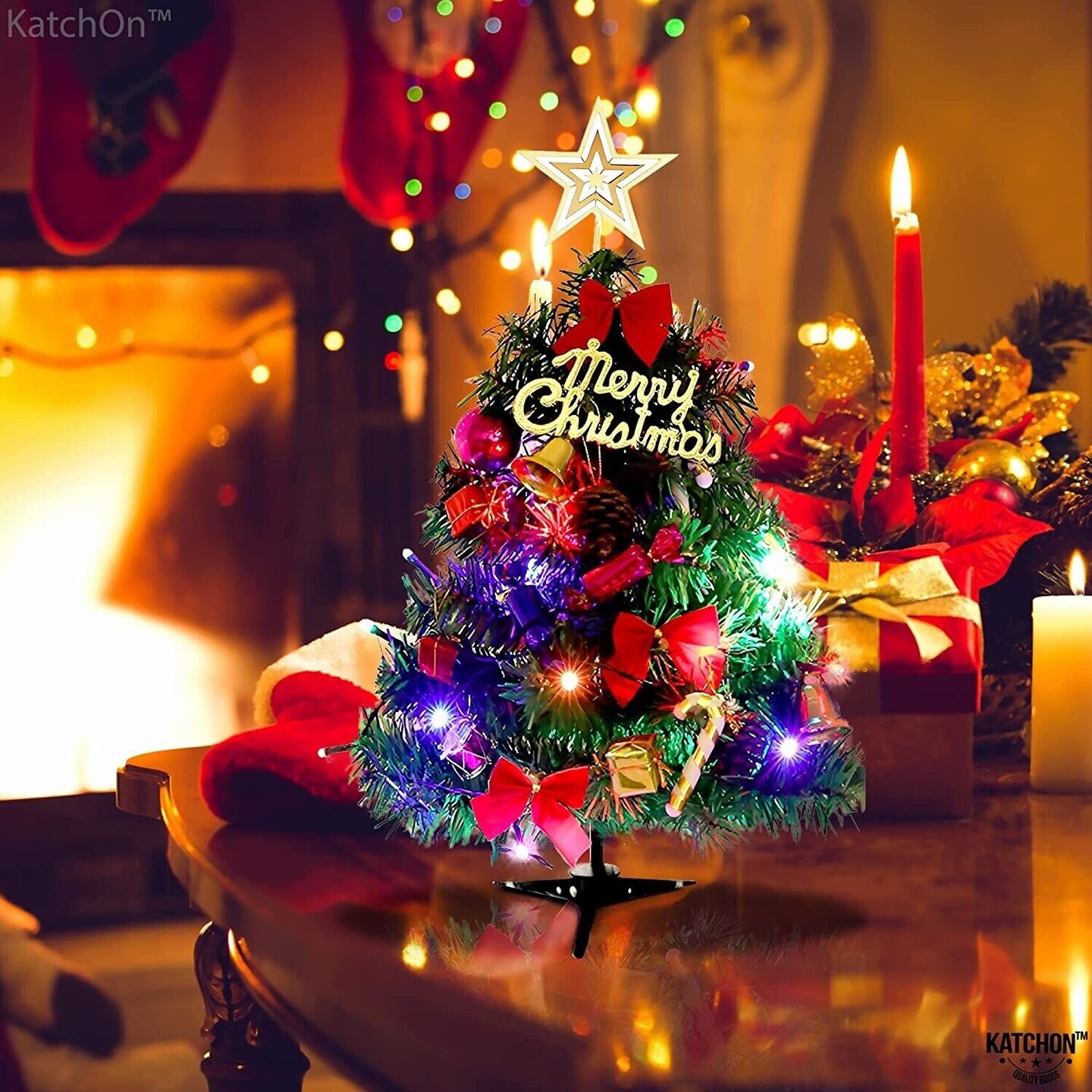 20IN Mini Christmas Tree LED Light Ornaments