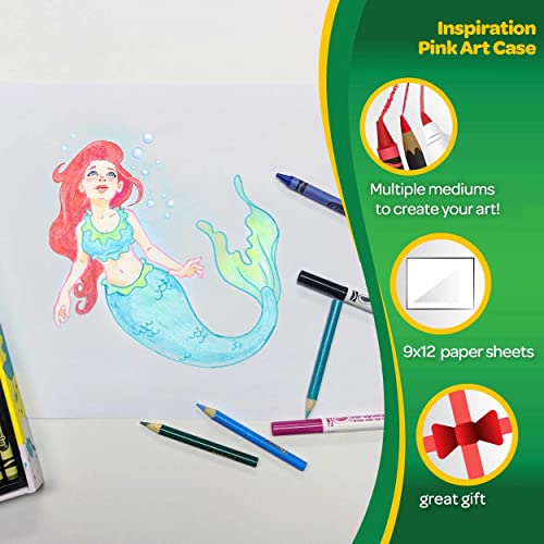  Crayola Inspiration Art Case, Art Set, Gifts for Kids