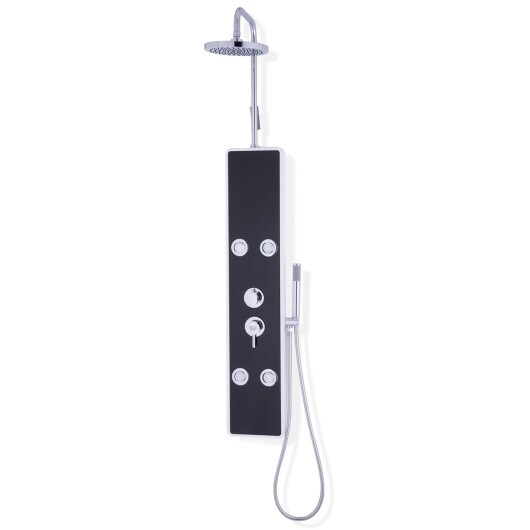 Bathroom ABS Shower Panel with Massage Jets &#x26; Hand Shower