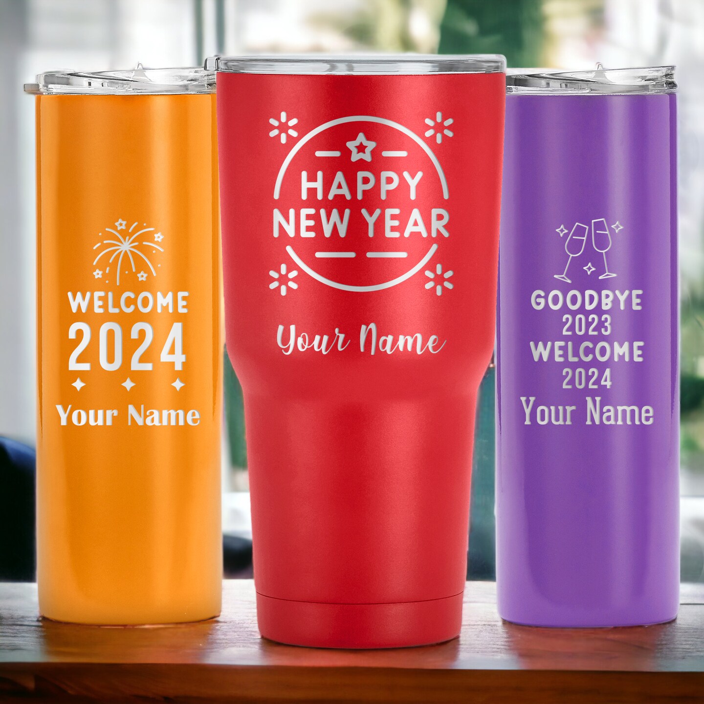 Personalized Red Party Cup, Plastic Double Walled Cup, Party