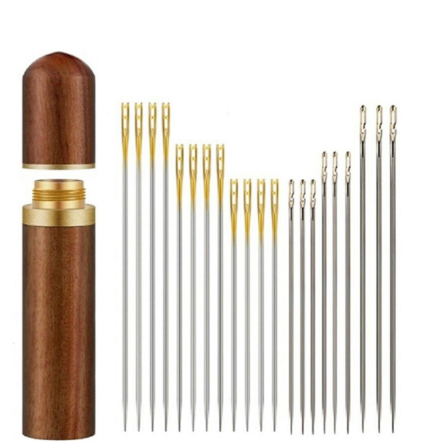 Kitcheniva Stainless Steel Needles DIY Sewing 24 Pcs Michaels