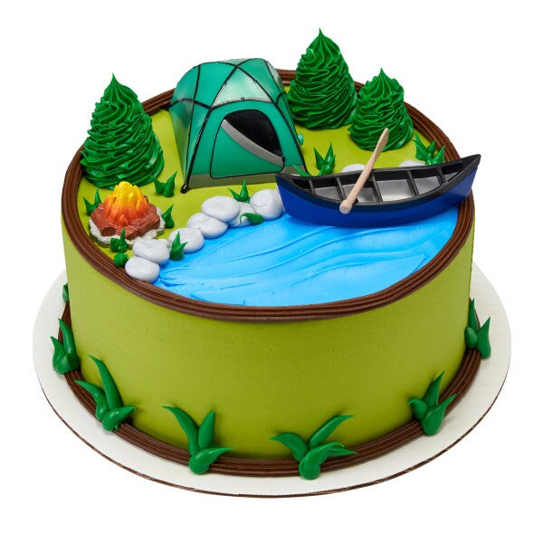 Fireside Camp DecoSet&#xAE; Cake Decoration