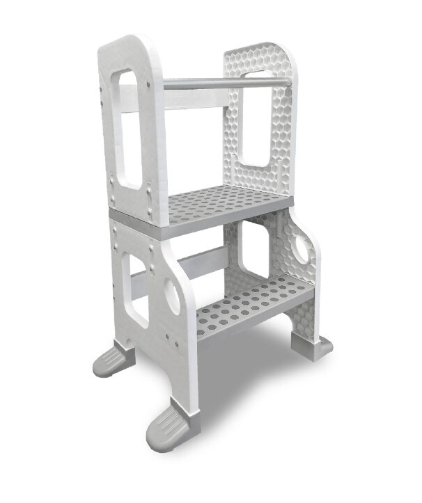 Kitchen Buddy 2-in-1 Stool for Ages 1-3 is designed to support up to 100  pounds.