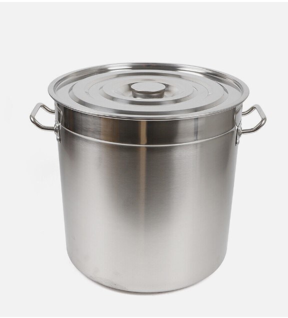 35L/9.25Gal Stainless Steel Stock Pot Large Kitchen Soup Big Cooking Restaurant