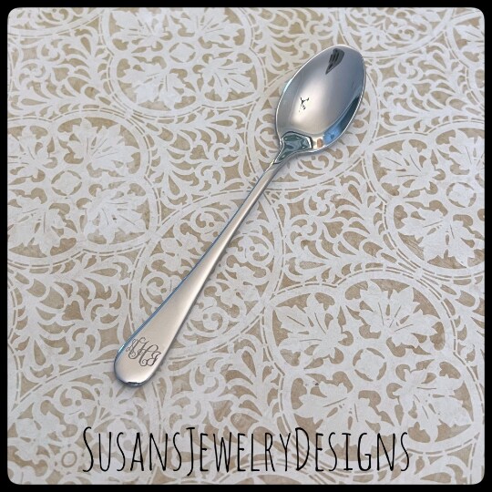 Monogrammed baby shop spoon