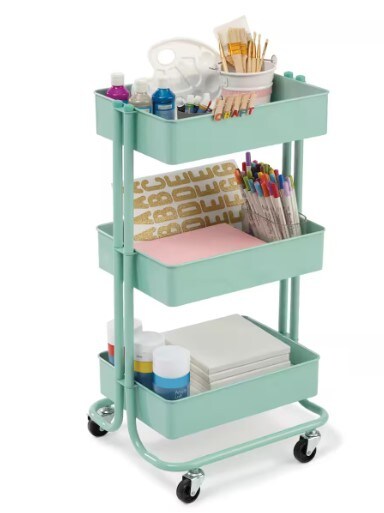 3-Tier Lexington Rolling Cart