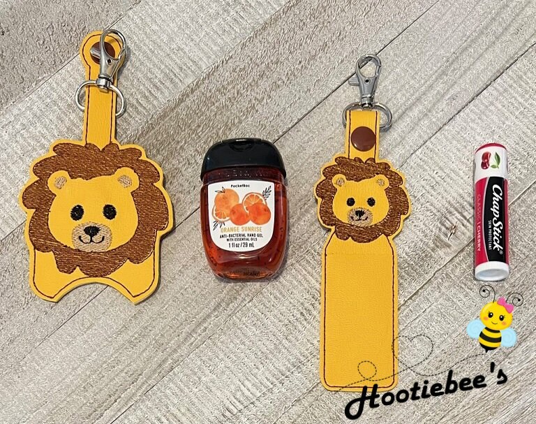 Lion Hand Sanitizer Holder and or Lip Balm Holder | MakerPlace by