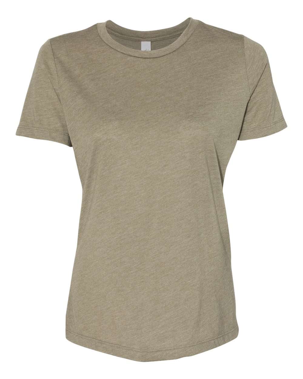 BELLA + CANVAS Women’s Relaxed Fit Crew Neck Short Sleeve Triblend Tee for Printing & Summer Wear