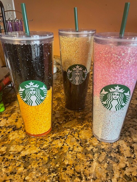 Personalized rhinestone filled 24-ounce Starbucks logo cup | MakerPlace by  Michaels