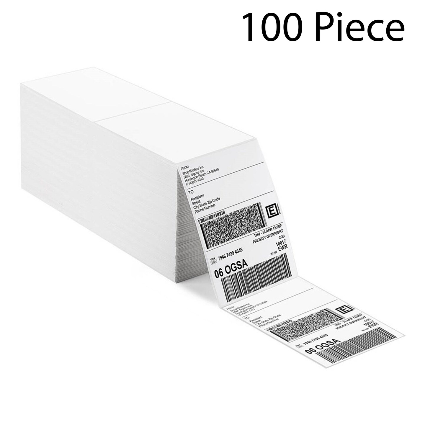 Thermal Shipping Label | 4x6 Perforated Perfection Fanfold Direct Thermal Shipping Labels Bulk | MINA&#xAE;