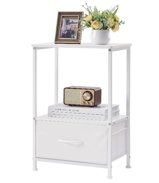 White nursery hotsell end table