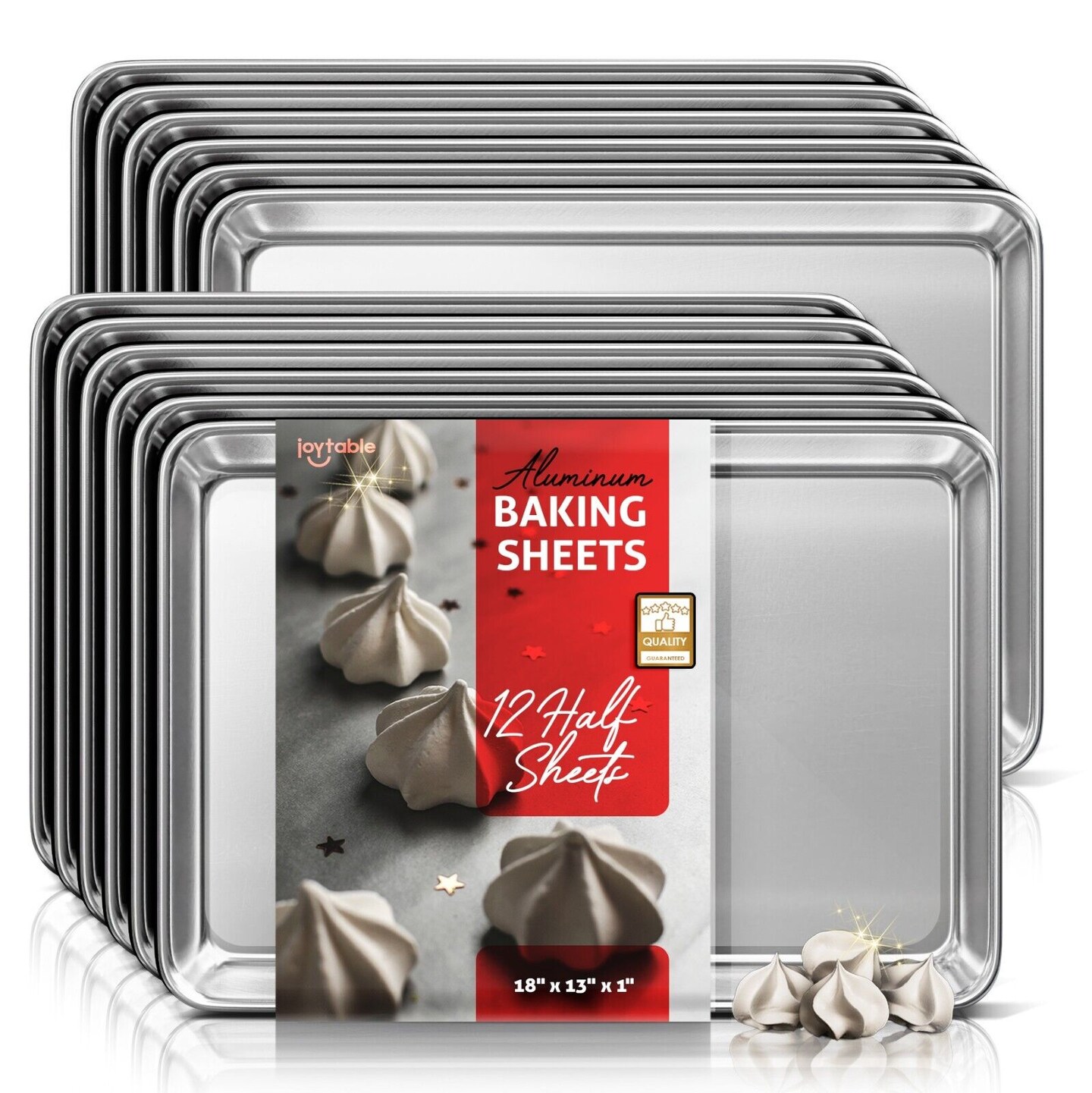 Joytable Nonstick Aluminum Baking Sheets 6 packs