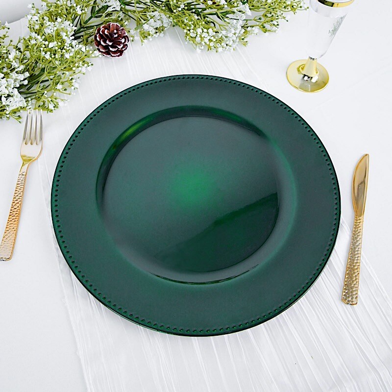 6 pcs of 13inch Charger Plates for Table Decor