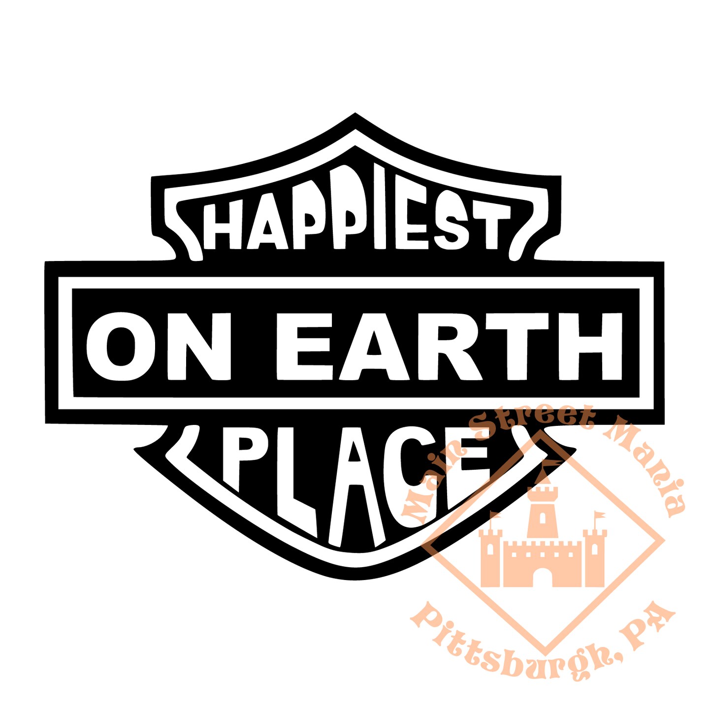 The Happiest Place Decal