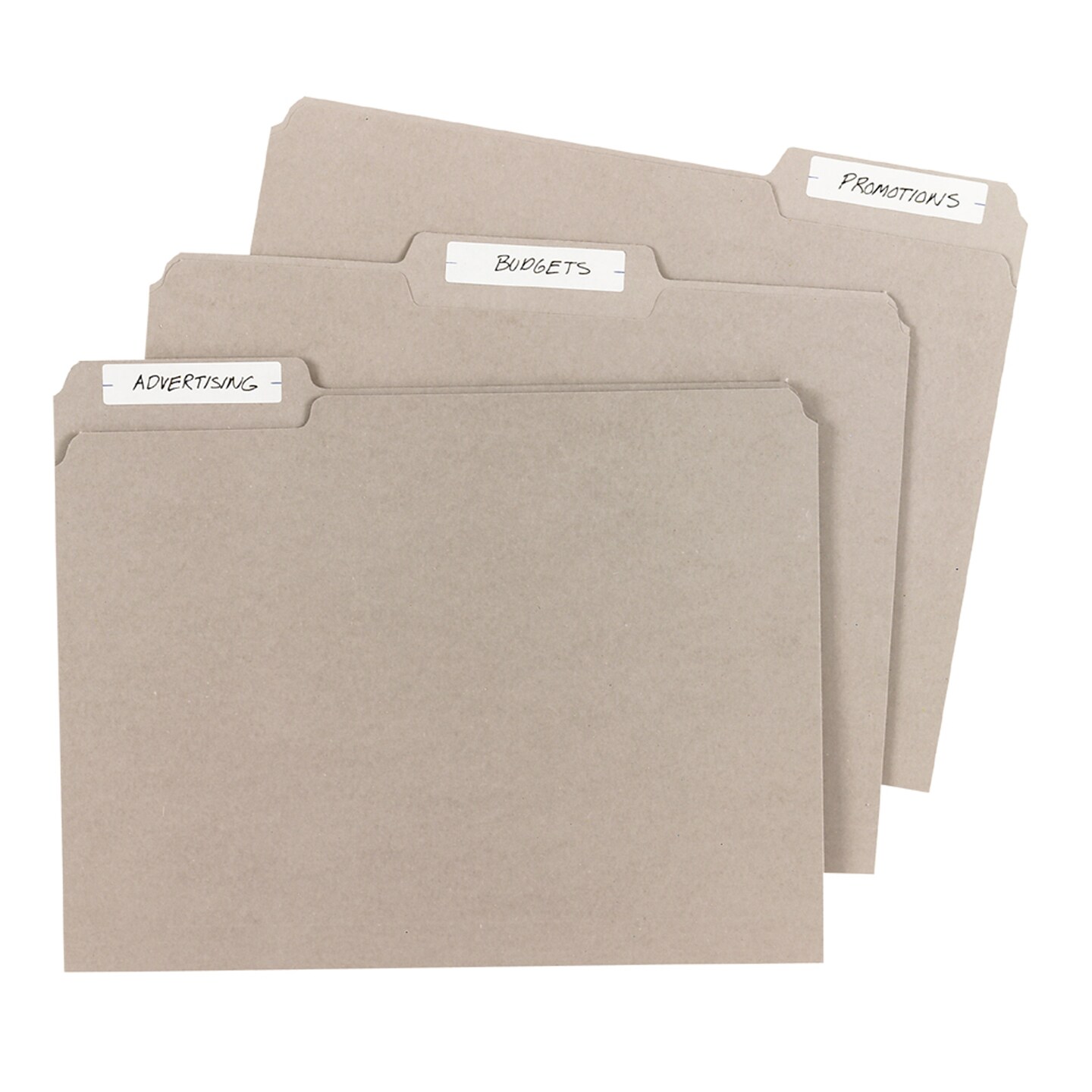 Avery File Folder Labels, 5/8&#x22; x 2-3/4&#x22;, White, Non-Printable, 8 Packs, 1,248 Blank Labels Total (21925)