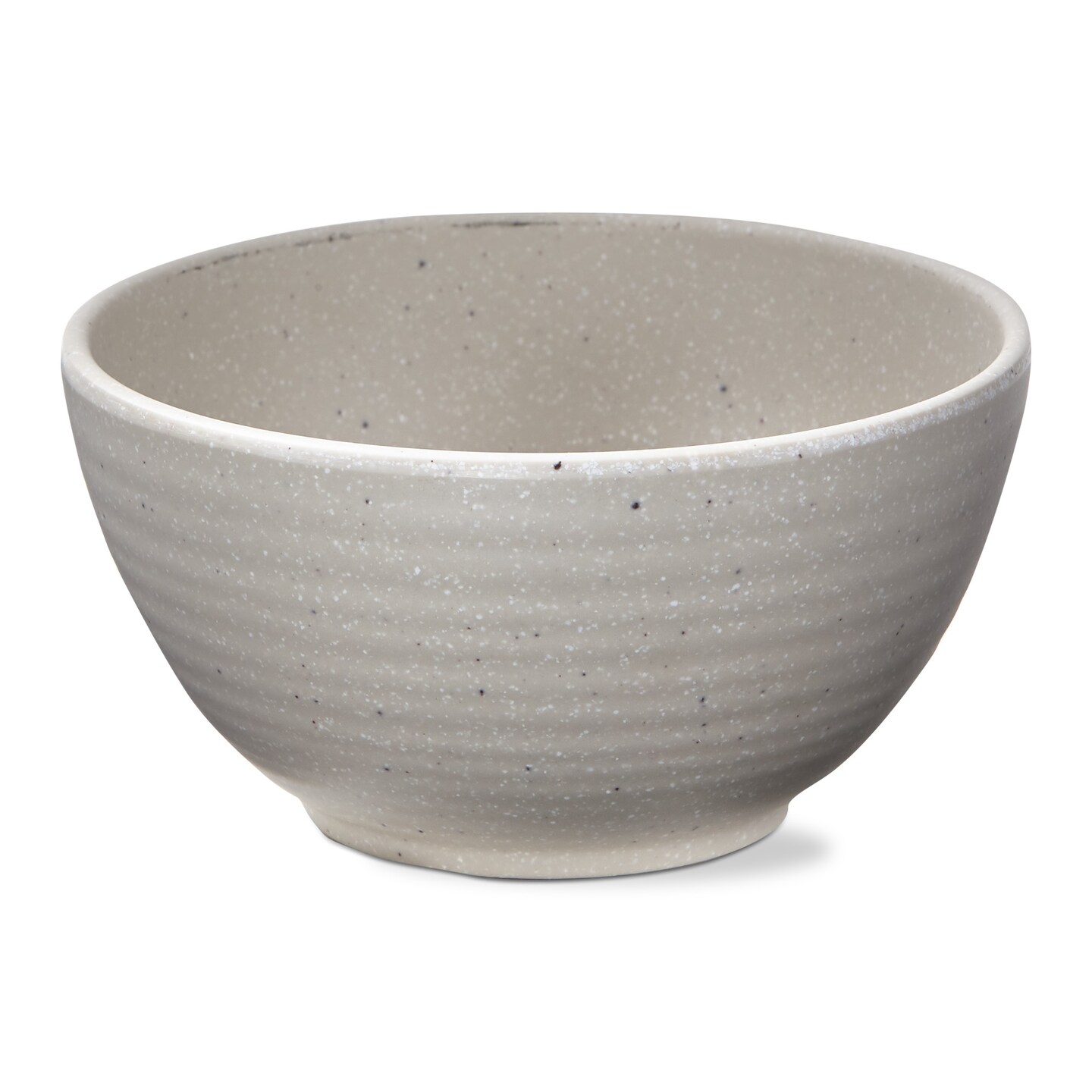 22 oz. 6 in. Cream Brooklyn Melamine Plastic Dinnerware Bowl Dishwasher Safe Indoor Outdoor