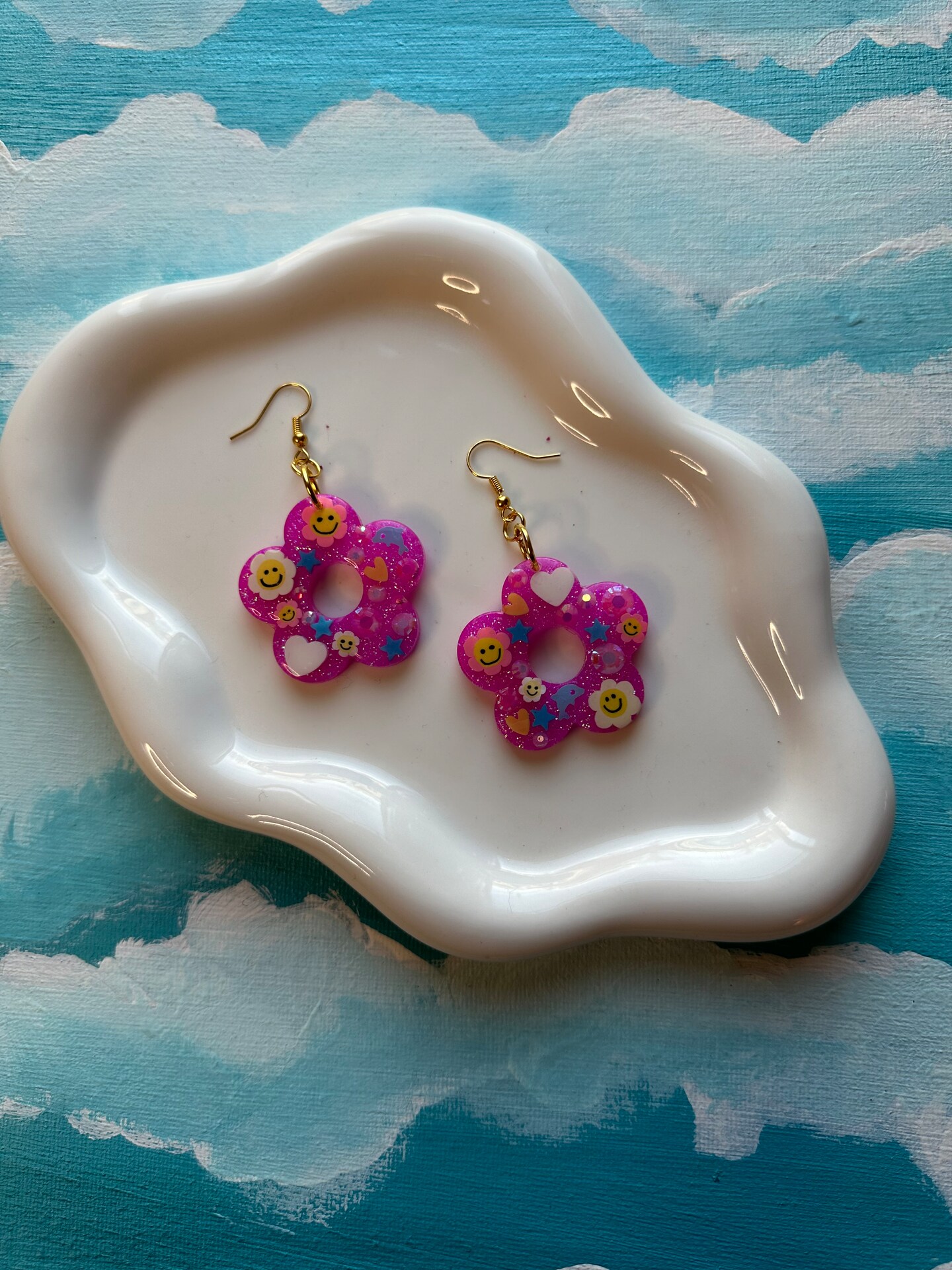 Bubblegum deals pink earrings