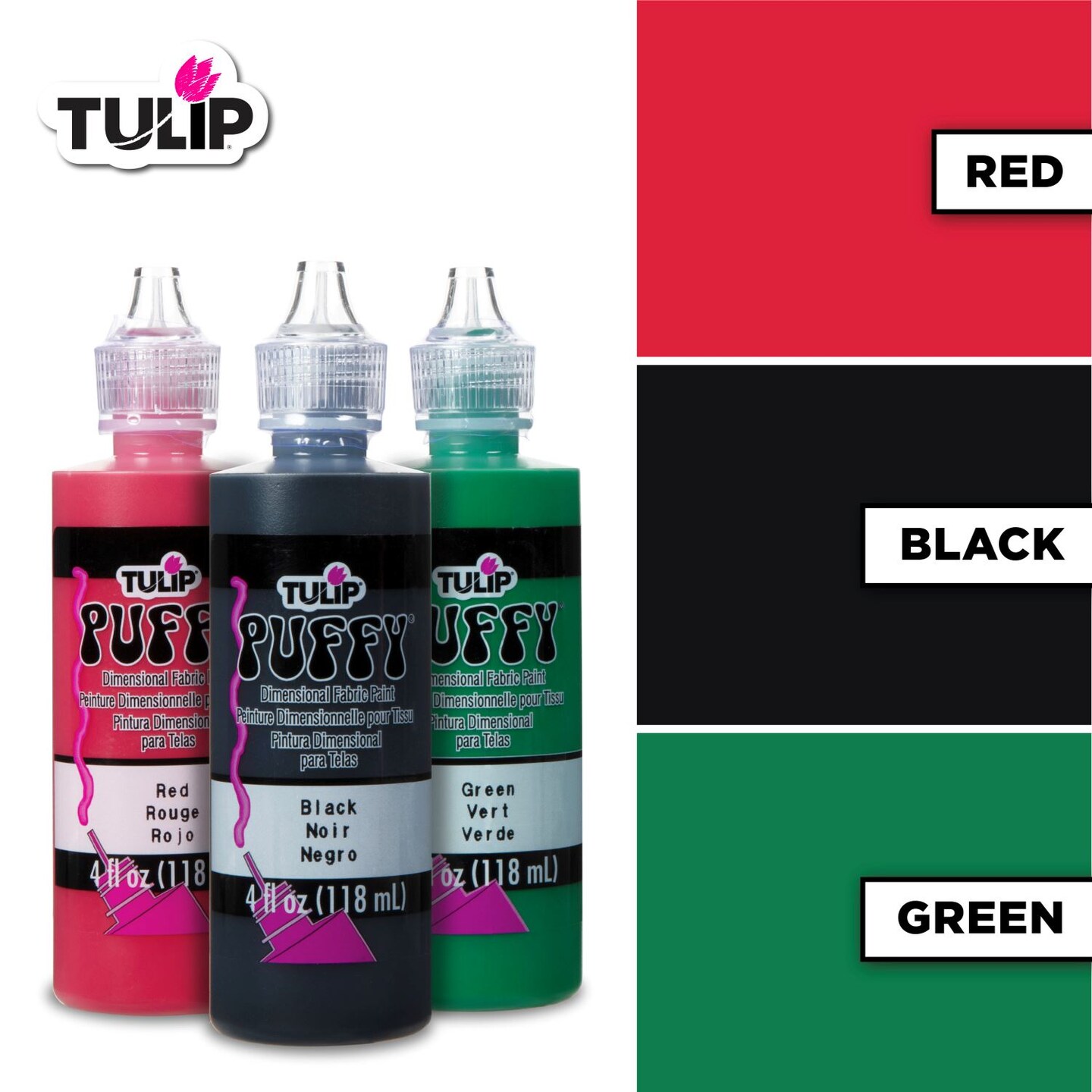 Tulip Puff Paint Puffy Celebrate 4 fl. oz. 3 Pack