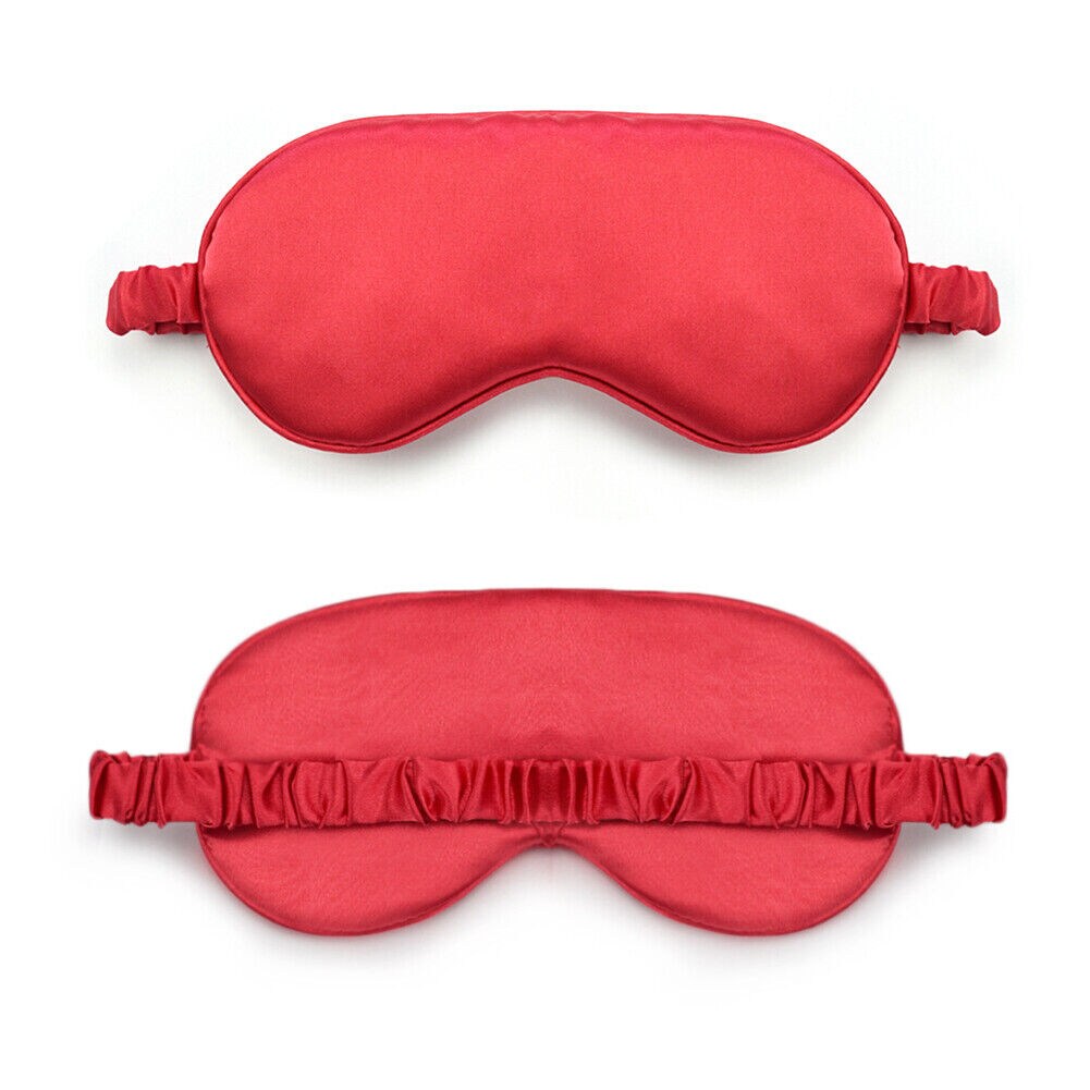 Kitcheniva Smooth Padded Double Sided Satin Travel Sleep Eye Mask Cover