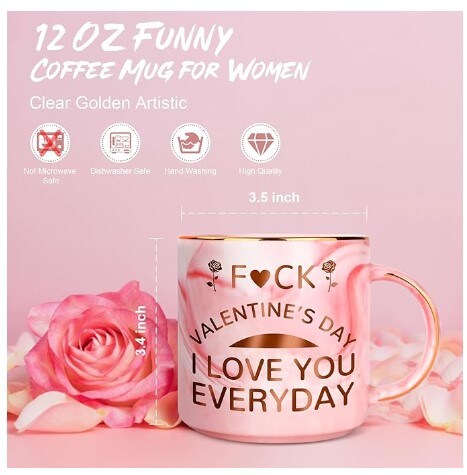 12 OZ Coffee Mug Gifts for Wife, Girlfriend