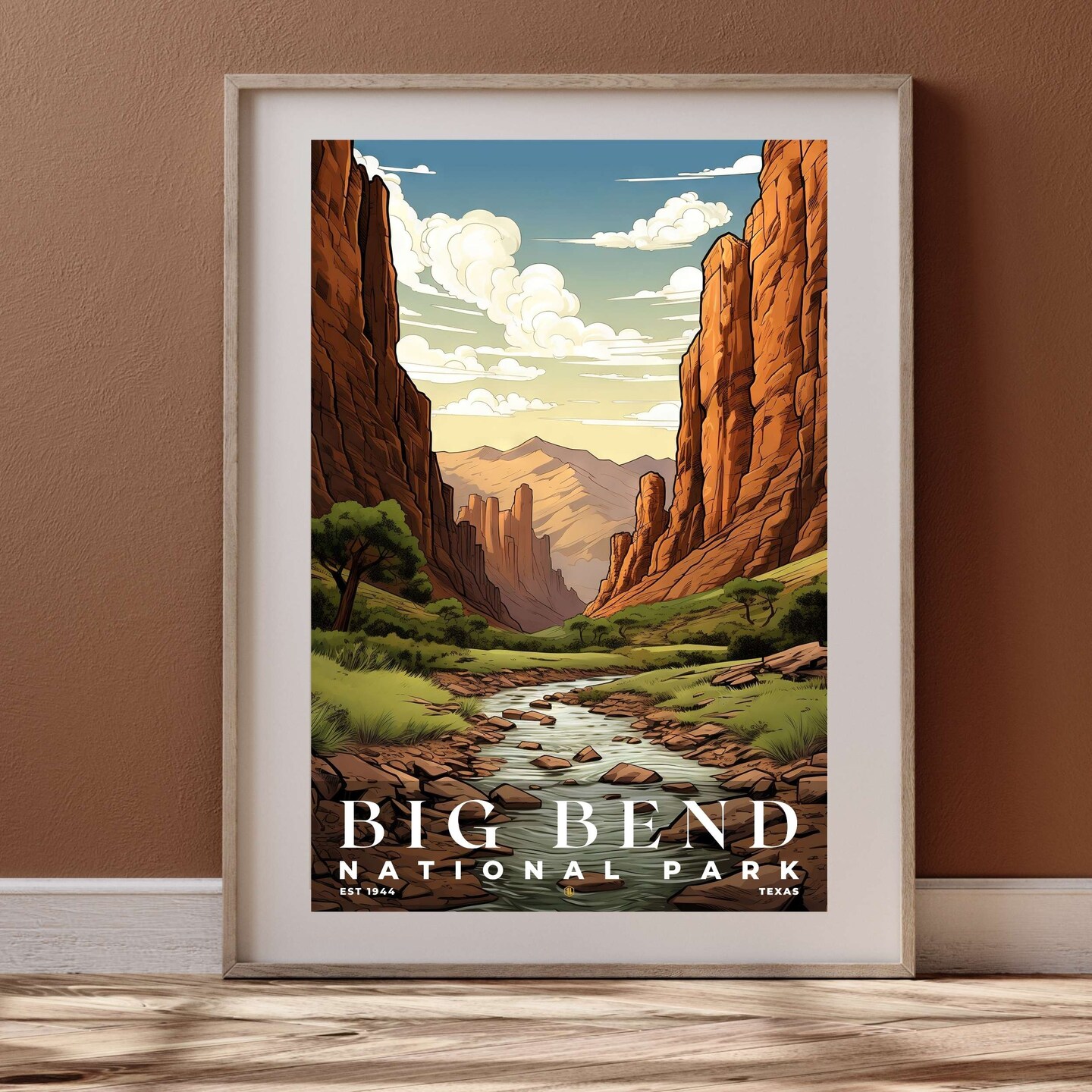 Big Bend National Park Poster, Travel Art, Office Poster, Home Decor | S7